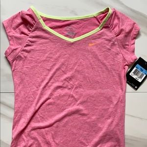 Nike Dri-fit pink girls workout top sizeM